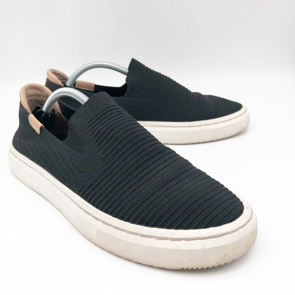 UGG Alameda Sammy Black Stretch Knit Slip On Sneakers Womens 7 - Picture 1 of 10